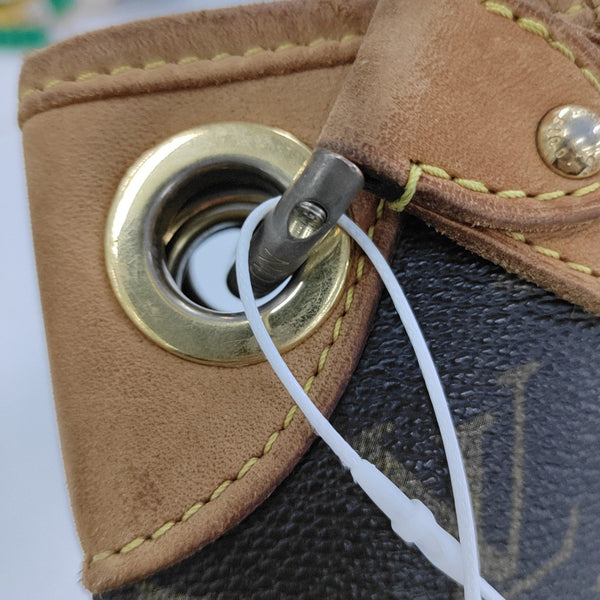 GALLIERA PM Monogram Coated Canvas Brown