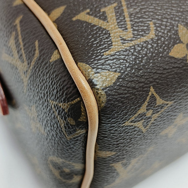 SPEEDY 20 Monogram Coated Canvas Brown