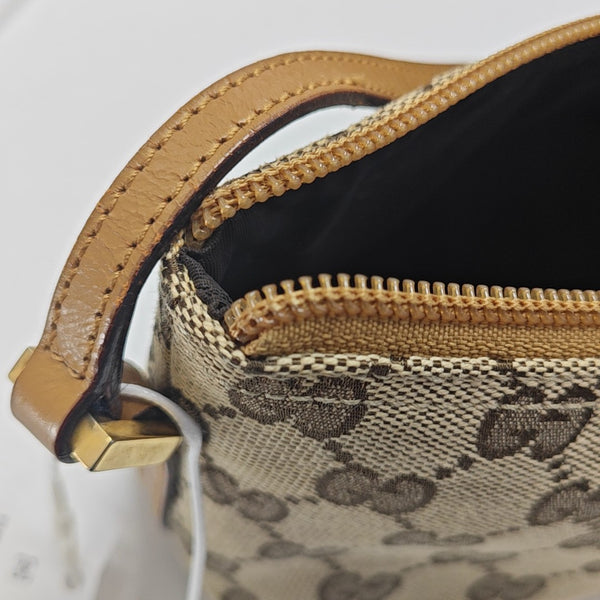 Monogram Canvas Top Handle Bag Beige