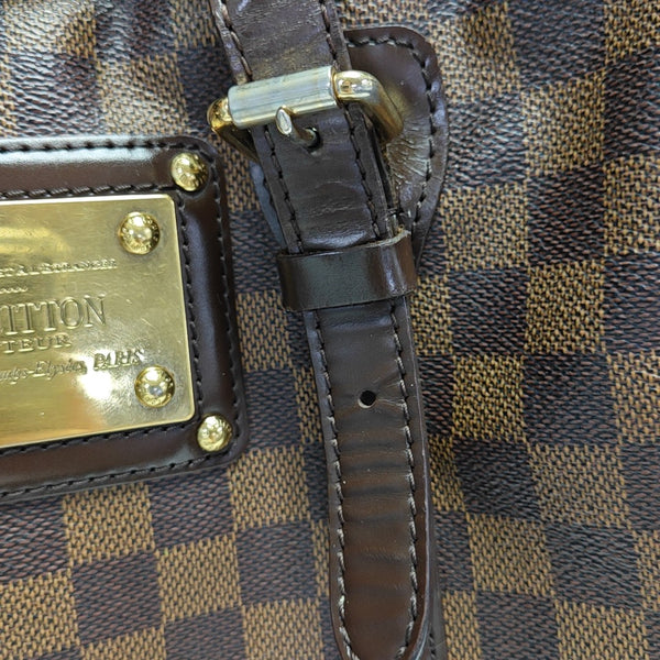 BERKELEY Damier Ebene Coated Canvas Brown