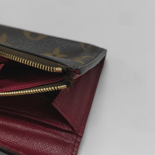 ROSALIE Monogram Coated Canvas Brown Wallet