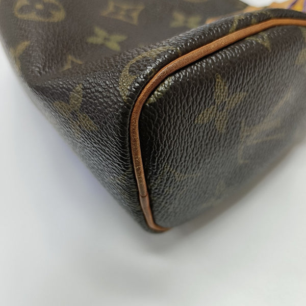 SPEEDY Monogram Coated Canvas Brown