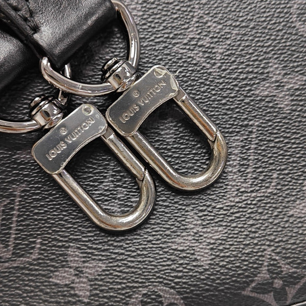 TRIO Monogram Coated Canvas Gray