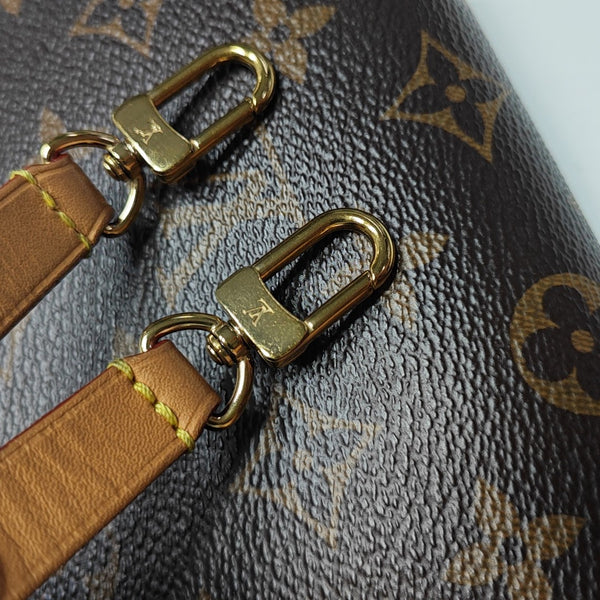 IVY Monogram Coated Canvas Brown
