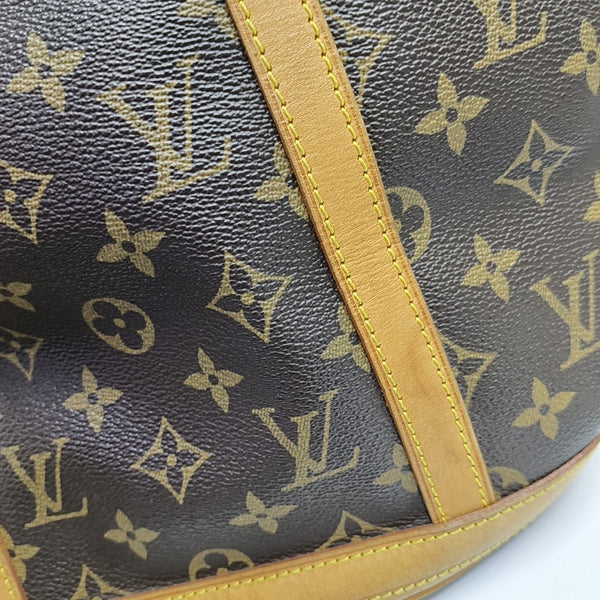 BUCKET GM Monogram Coated Canvas Brown