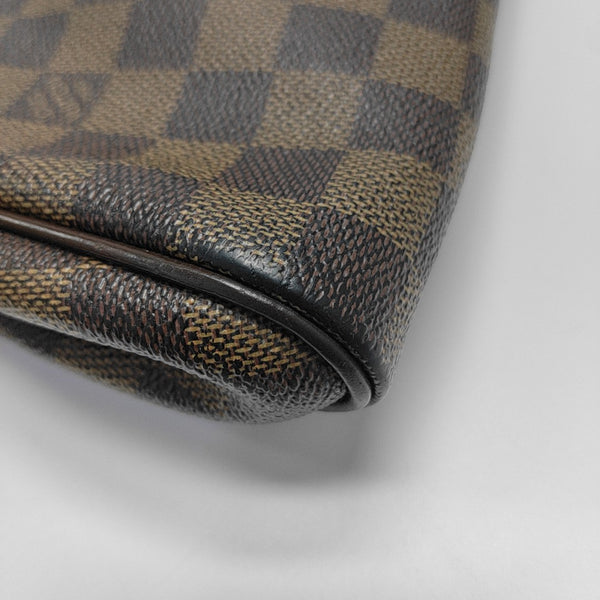 EVA Damier Ebene Coated Canvas Brown