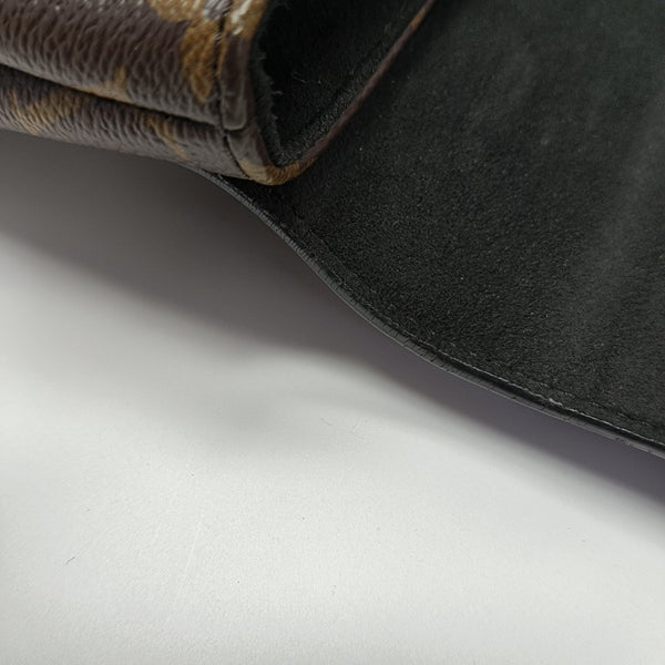 LOCKY BB Monogram Coated Canvas Brown