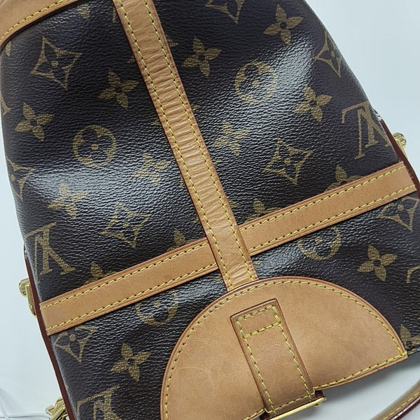 DUFFLE Monogram Coated Canvas Brown