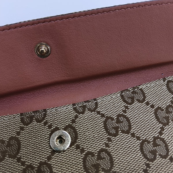 Monogram Canvas Wallet Brown