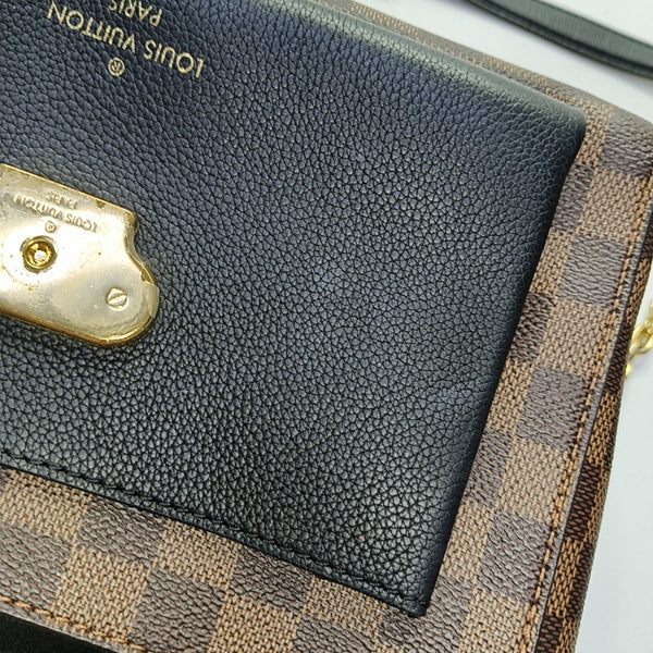 VAVIN PM Damier Ebene Coated Canvas Brown