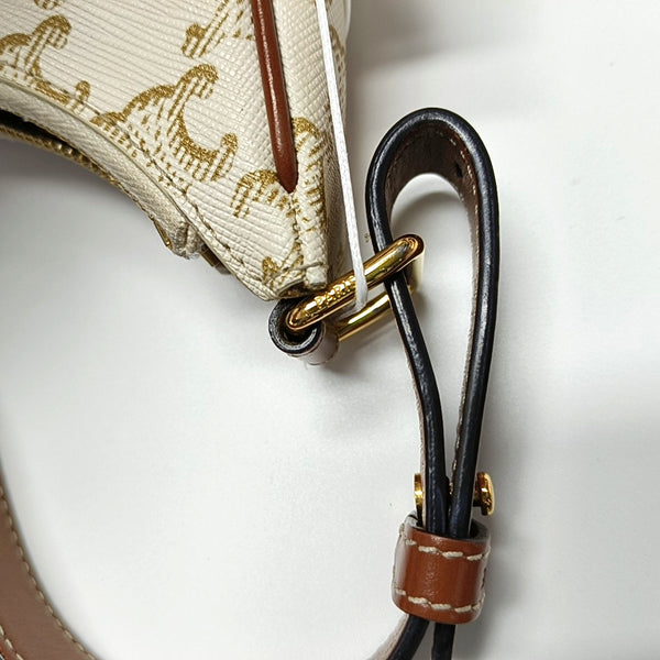 Authenticated pre-owned AVA Coated Canvas Beige - Top Handle Bag at Looply