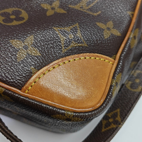 AMAZON Monogram Coated Canvas Brown
