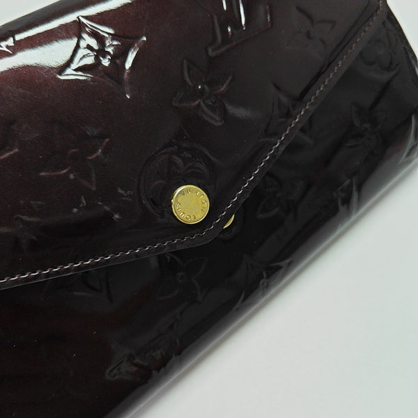 SARAH Patent Leather Red Wallet