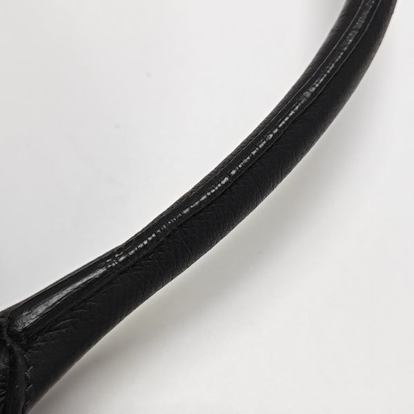Calfskin Top Handle Bag Black