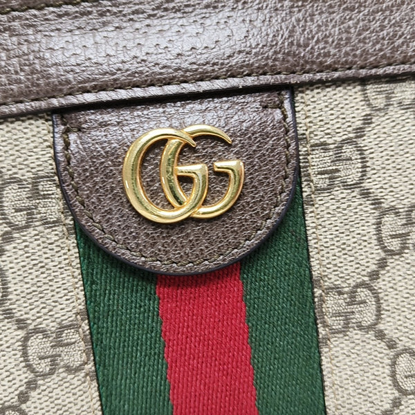 Authenticated pre-owned Ophidia Small Monogram Coated Canvas Beige - Shoulder Bag at Looply