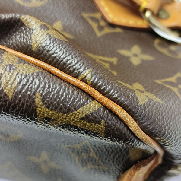 SPEEDY 30 Monogram Coated Canvas Brown