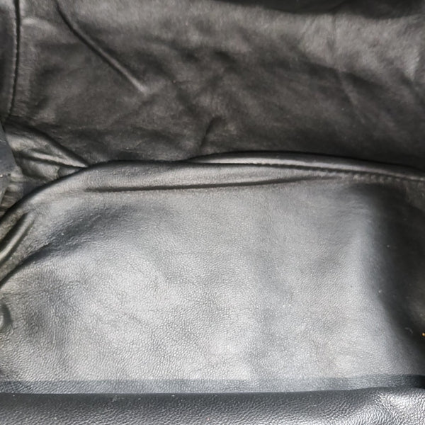 The Pouch Large Lambskin Black