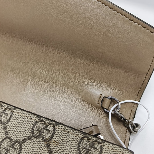 Dionysus Monogram Coated Canvas Beige