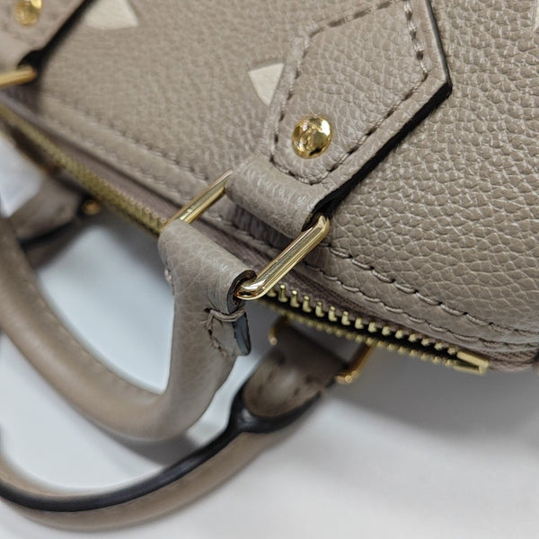 SPEEDY Nano Monogram Calfskin Gray