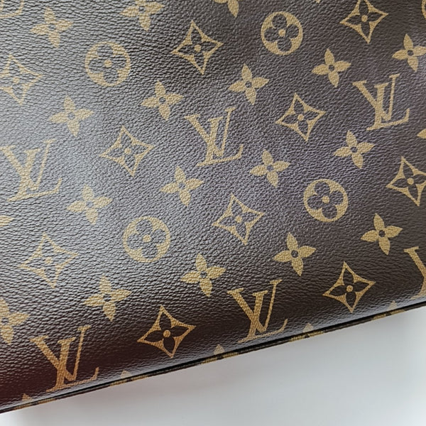 PALAIS PM Monogram Coated Canvas Brown