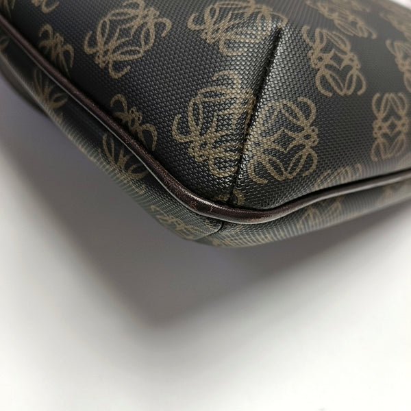 Anagram Monogram Coated Canvas Brown