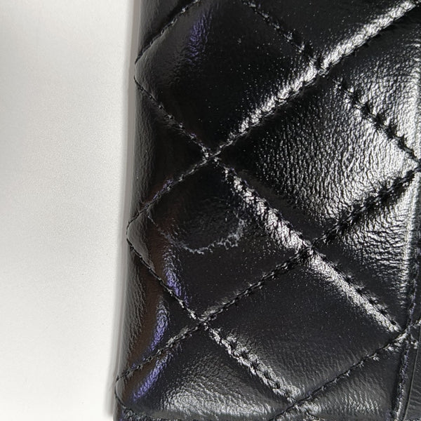 CHANEL 31 Quilted Lambskin Black Card Holder