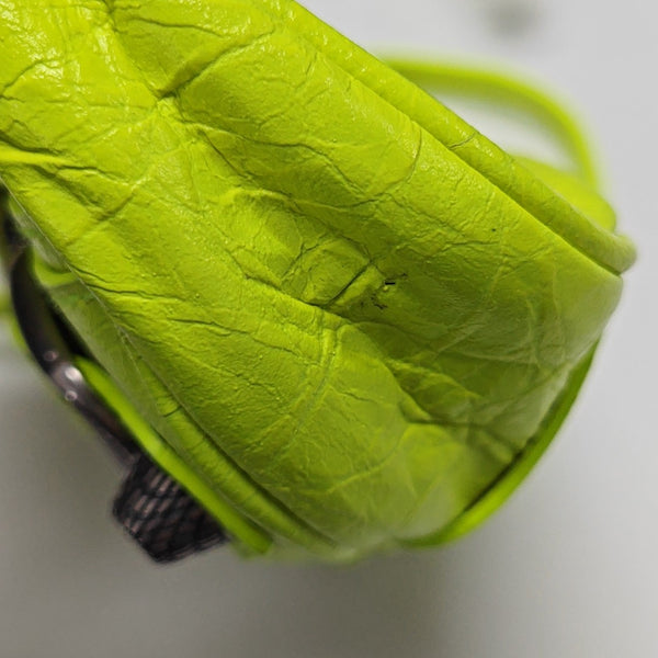 Le Cagole Mini Calfskin Green