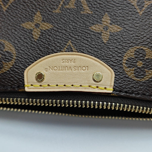 HILLS Monogram Coated Canvas Brown