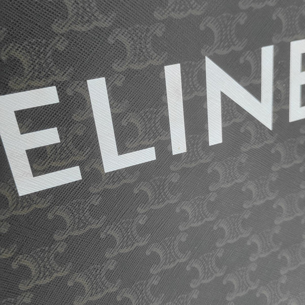 CABAS CELINE Small Coated Canvas Black