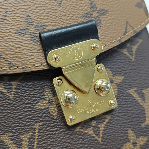 CAMERA BOX Monogram Coated Canvas Brown