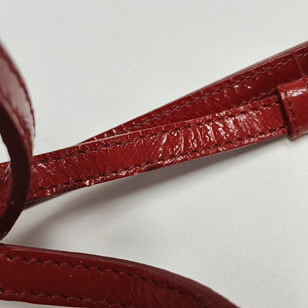 Promenade Small Saffiano Calfskin Red