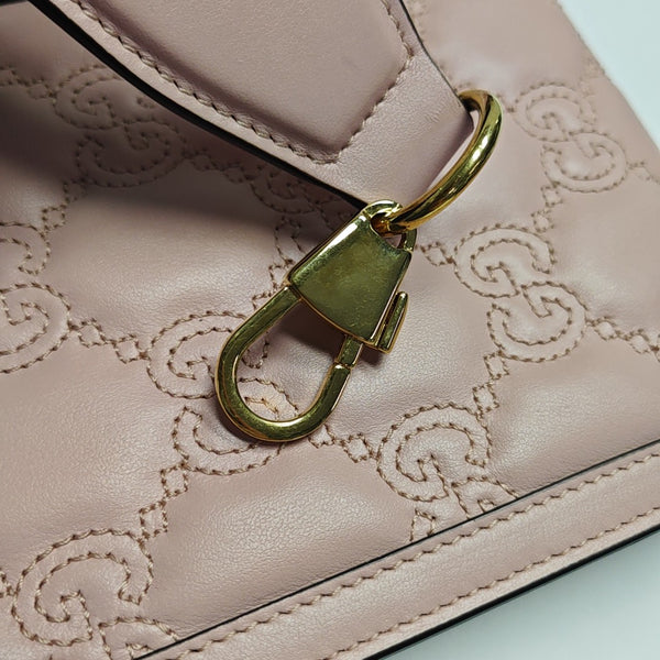 Quilted Calfskin Shoulder Bag Pink