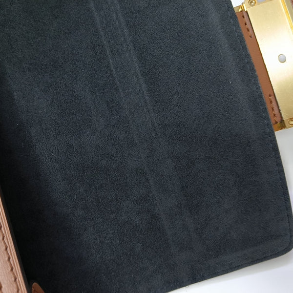 DAUPHINE Mini Monogram Coated Canvas Brown