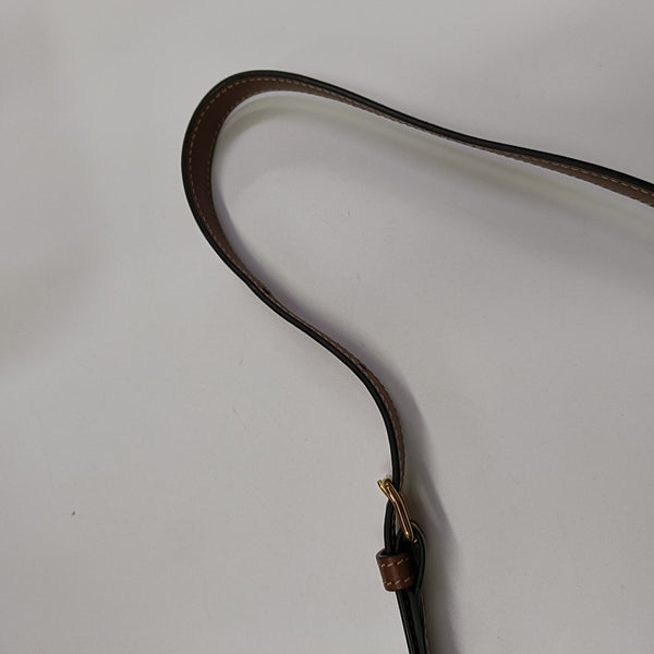 TRIOMPHE Small Coated Canvas Brown