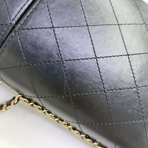Quilted Lambskin Black