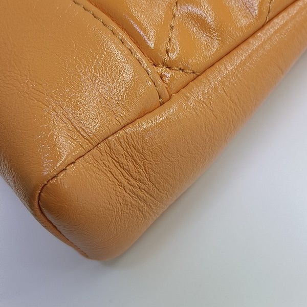 CHANEL 31 Mini Quilted Calfskin Orange