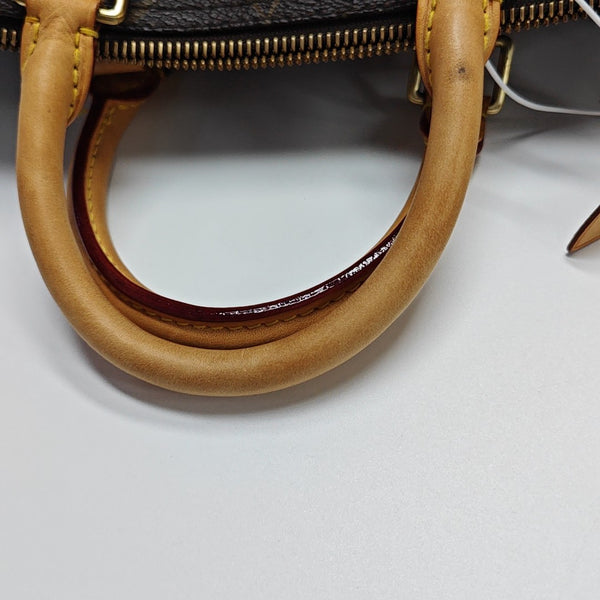 SPEEDY 25 Monogram Coated Canvas Brown