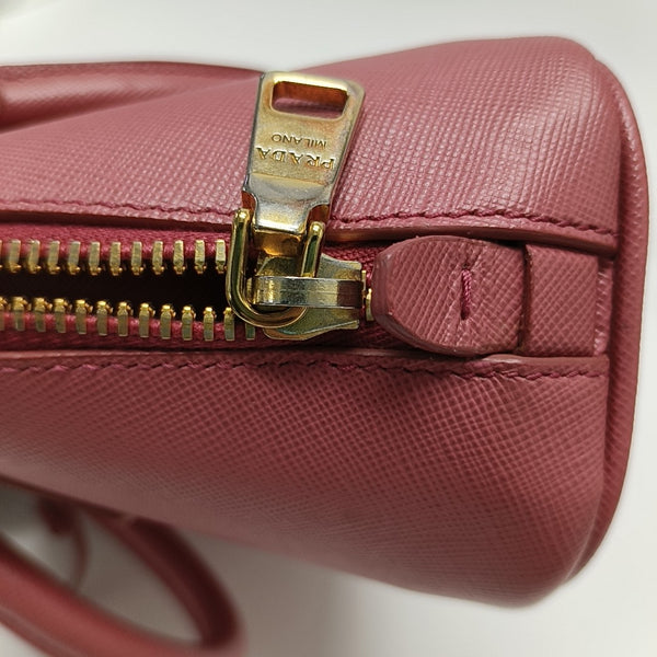 Promenade Mini Saffiano Calfskin Red
