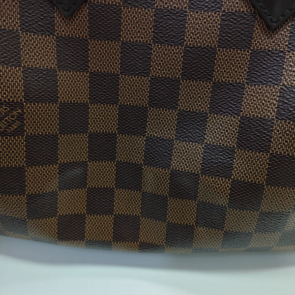 SPEEDY 25 Damier Ebene Coated Canvas Brown