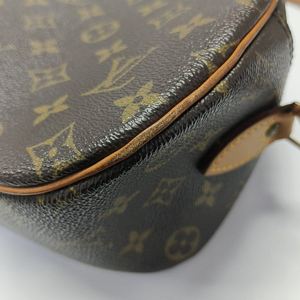 BLOIS PM Monogram Coated Canvas Brown