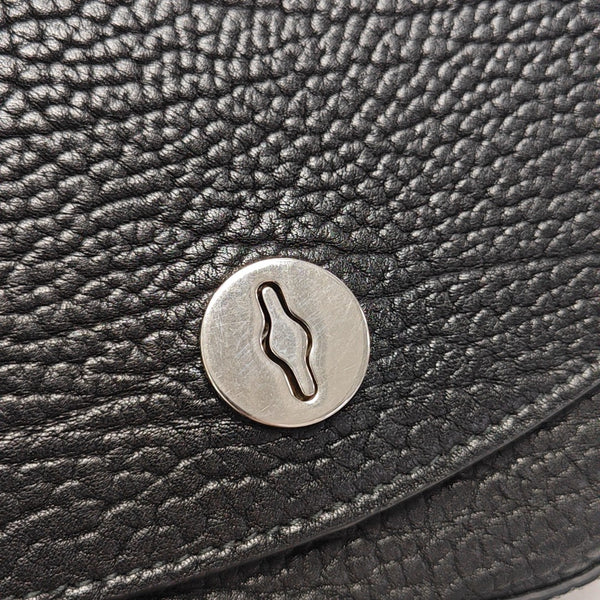 Calfskin Shoulder Bag Black