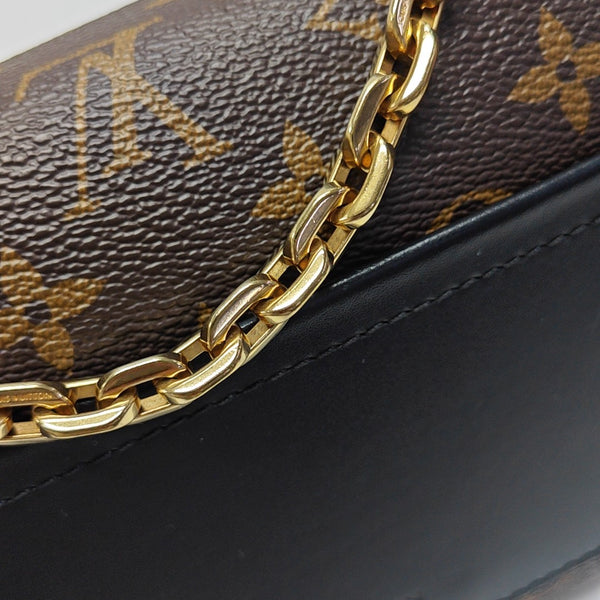 MARCEAU Monogram Coated Canvas Brown