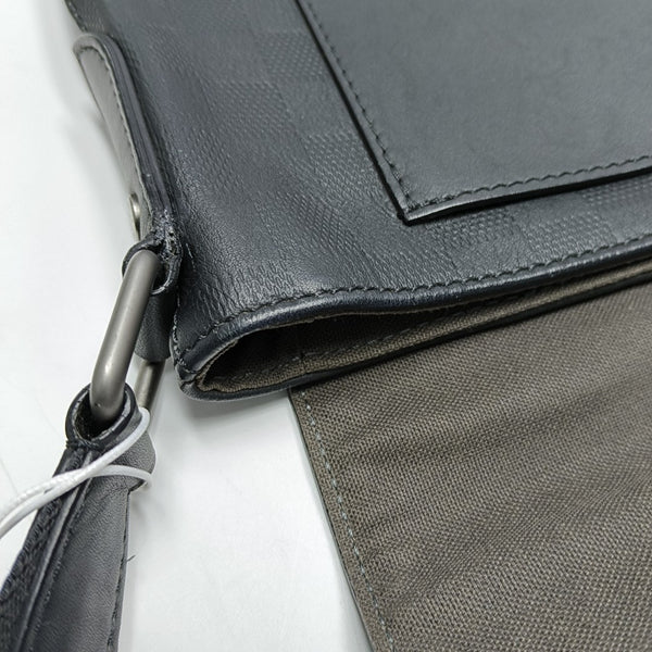 DISTRICT PM Damier Graphite Calfskin Black