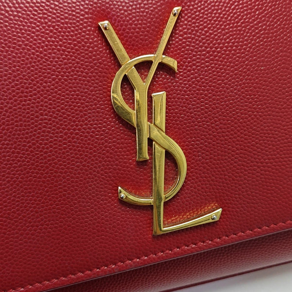 KATE Small Calfskin Red