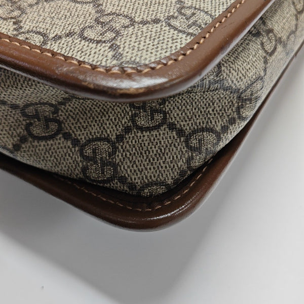 GG Supreme Mini Monogram Coated Canvas Beige