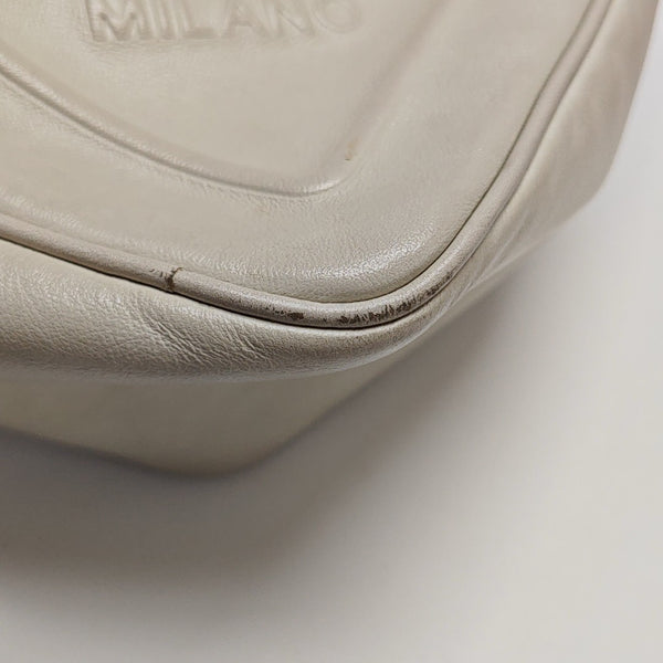 Triangle Calfskin White