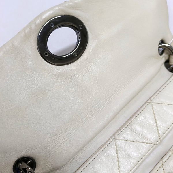 Quilted Lambskin White