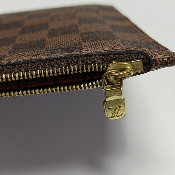 NEVERFULL GM Damier Ebene Coated Canvas Brown