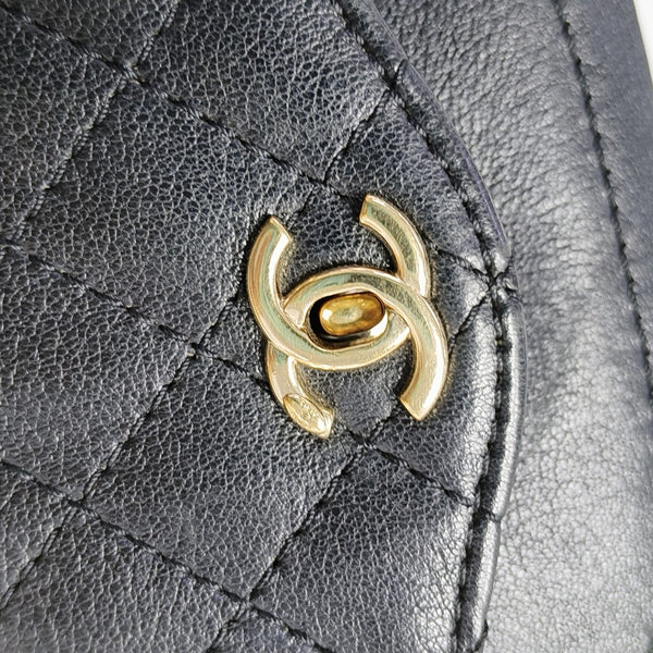 NOW AND FOREVER Quilted Lambskin Black