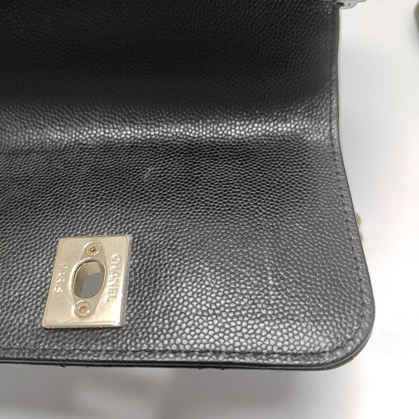 COCO HANDLE Grained Calfskin Black